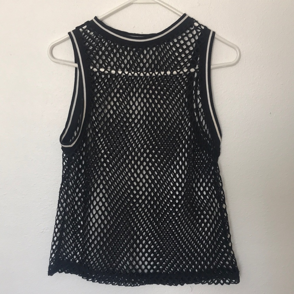 Black tank top